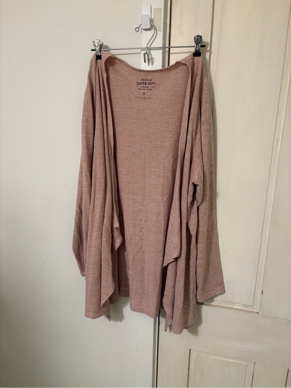 torrid Dusty Rose Open-Front Cardigan